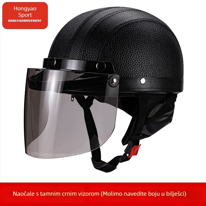 Polu-kaciga za električna vozila, ABS materijal, 3C certifikat, za odrasle, sve sezone