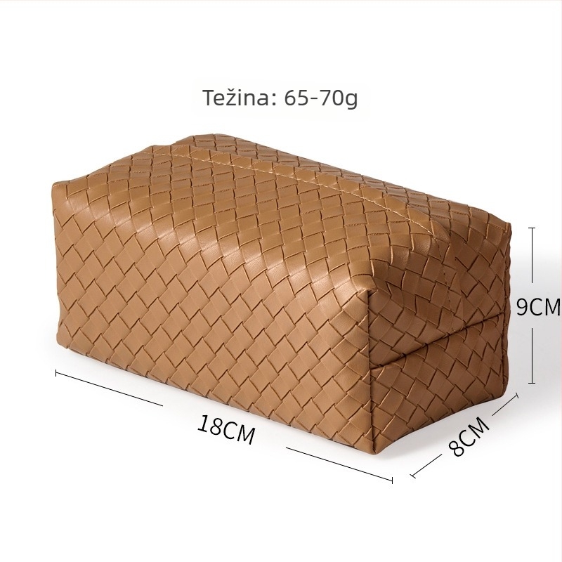 PU kožna stolna kutija za maramice s izvlačnim dizajnom – vodootporna, višestruka namjena, pogodna za dom, hotel i restoran