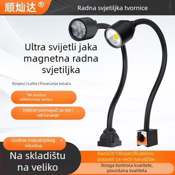 LED radna svjetiljka za strojeve s magnetskom bazom i fleksibilnim crijevom za tokarski stroj