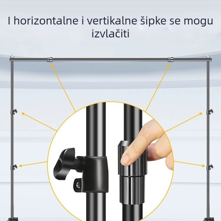 Izvlačni okvir pozadine za fotografiranje proizvoda, težina 2