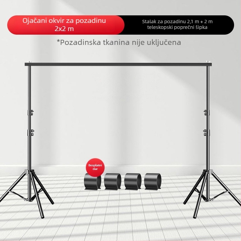 Izvlačni okvir pozadine za fotografiranje proizvoda, težina 2
