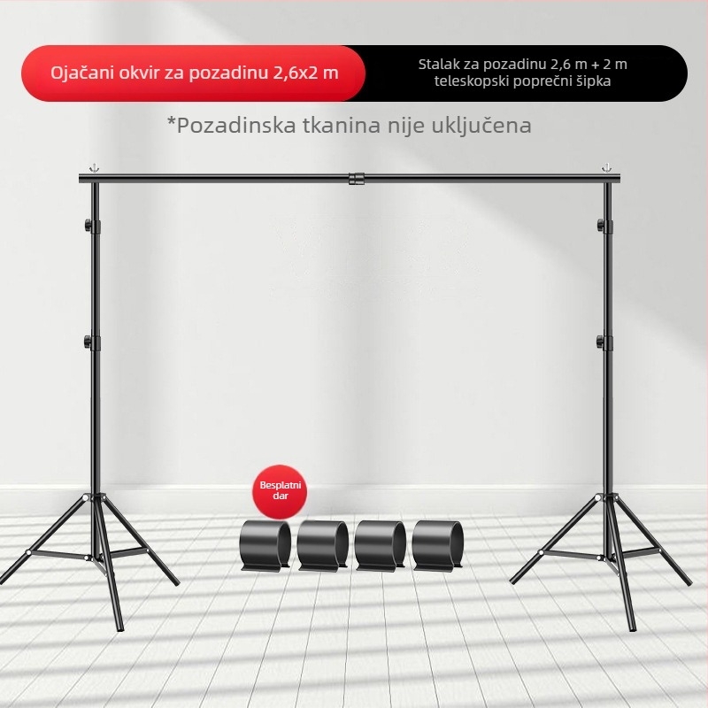 Izvlačni okvir pozadine za fotografiranje proizvoda, težina 2