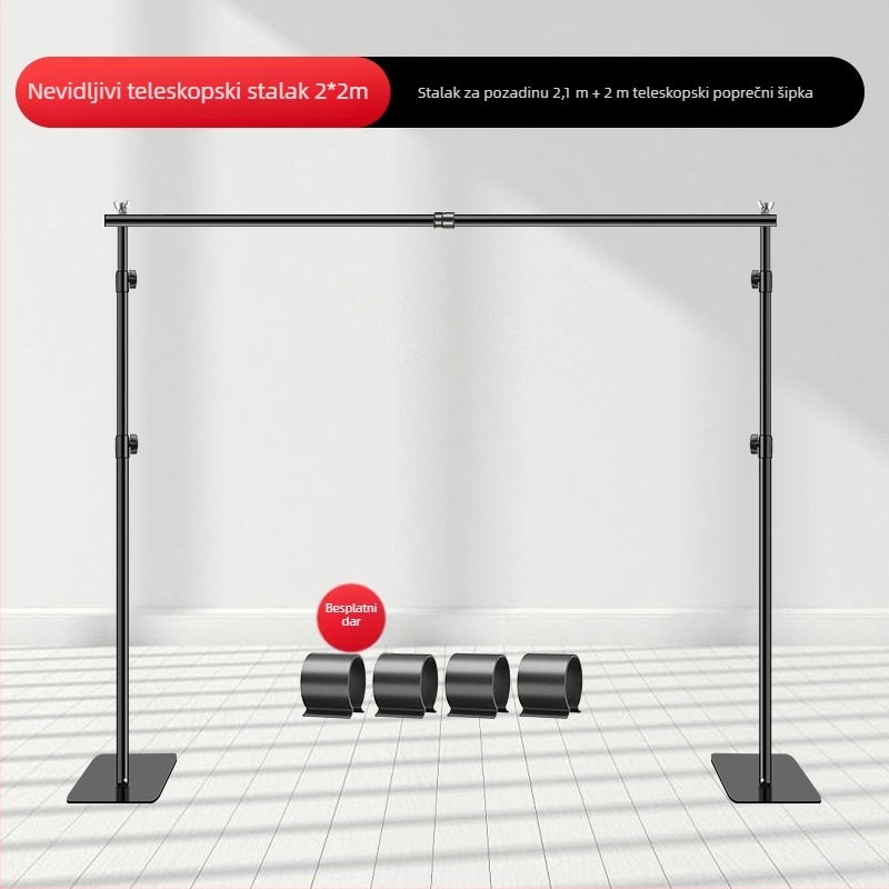 Izvlačni okvir pozadine za fotografiranje proizvoda, težina 2