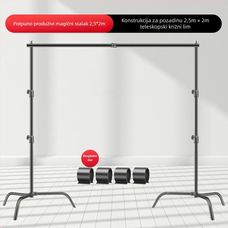 Izvlačni okvir pozadine za fotografiranje proizvoda, težina 2