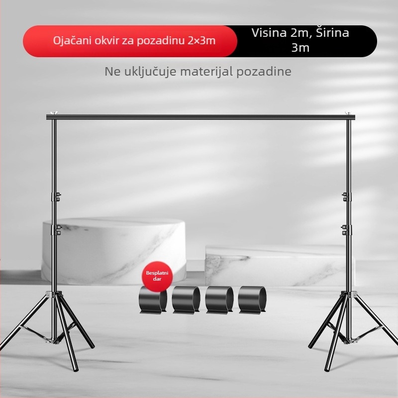 Izvlačni okvir pozadine za fotografiranje proizvoda, težina 2