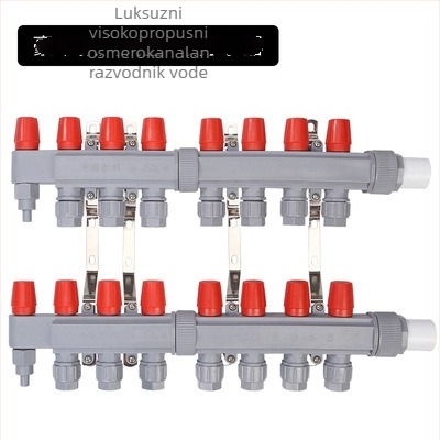 Distribuidor vode za podno grijanje PPR – visok protok, moderni minimalistički stil, materijal PP-R, spoj navojem, promjer grana 20 mm, radna temperatura 70°C, Forever Warm