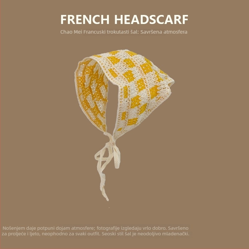 Traka za glavu, korejskog stila, unisex, akril, geometrijski dizajn