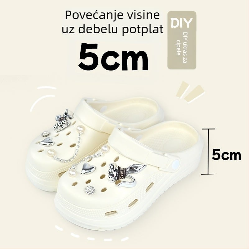 Unisex vrtne cipele s EVA gornjim dijelom, prozračne, s mjehurićastom podlogom