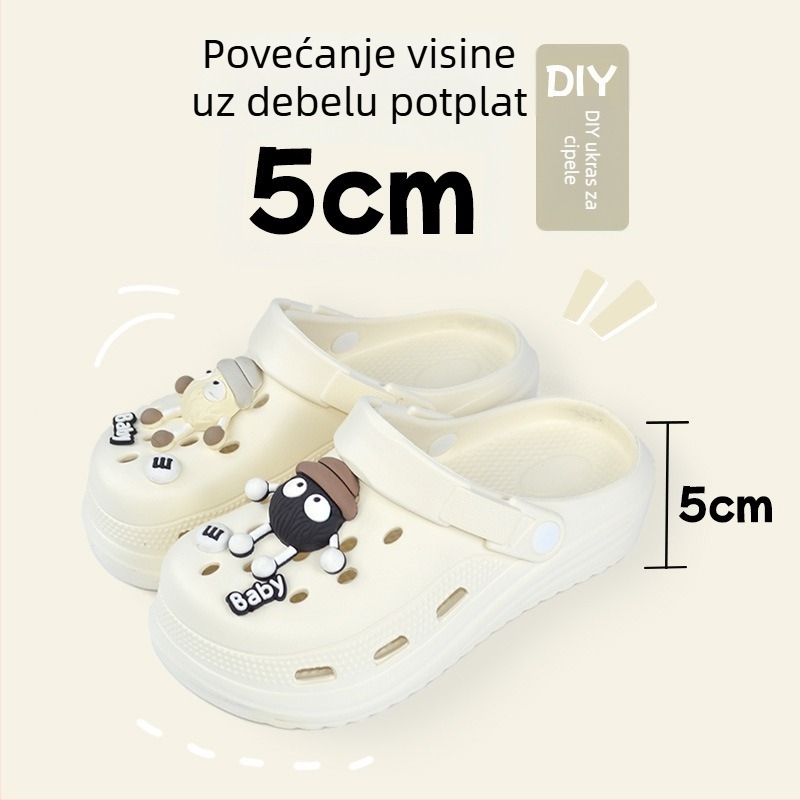 Unisex vrtne cipele s EVA gornjim dijelom, prozračne, s mjehurićastom podlogom