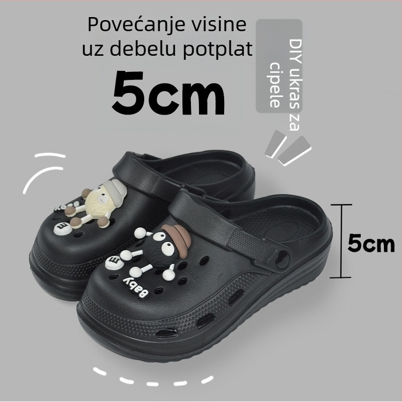 Unisex vrtne cipele s EVA gornjim dijelom, prozračne, s mjehurićastom podlogom