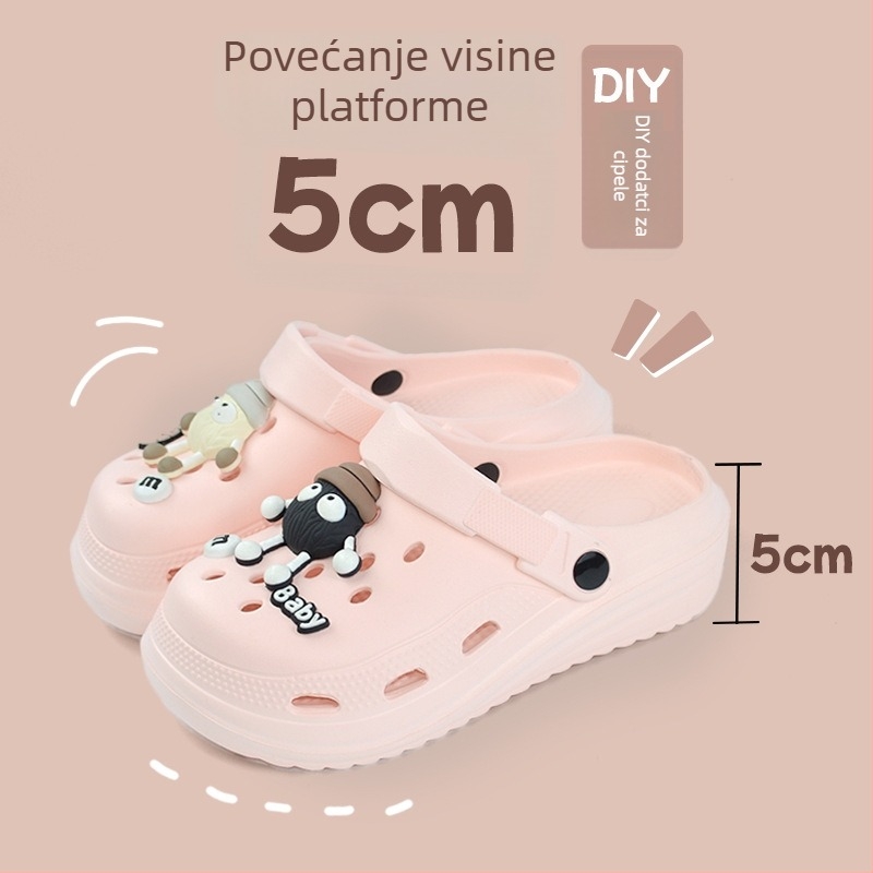 Unisex vrtne cipele s EVA gornjim dijelom, prozračne, s mjehurićastom podlogom