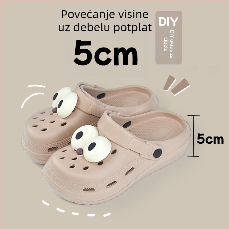 Unisex vrtne cipele s EVA gornjim dijelom, prozračne, s mjehurićastom podlogom