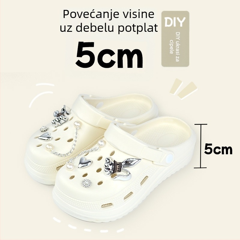 Unisex vrtne cipele s EVA gornjim dijelom, prozračne, s mjehurićastom podlogom