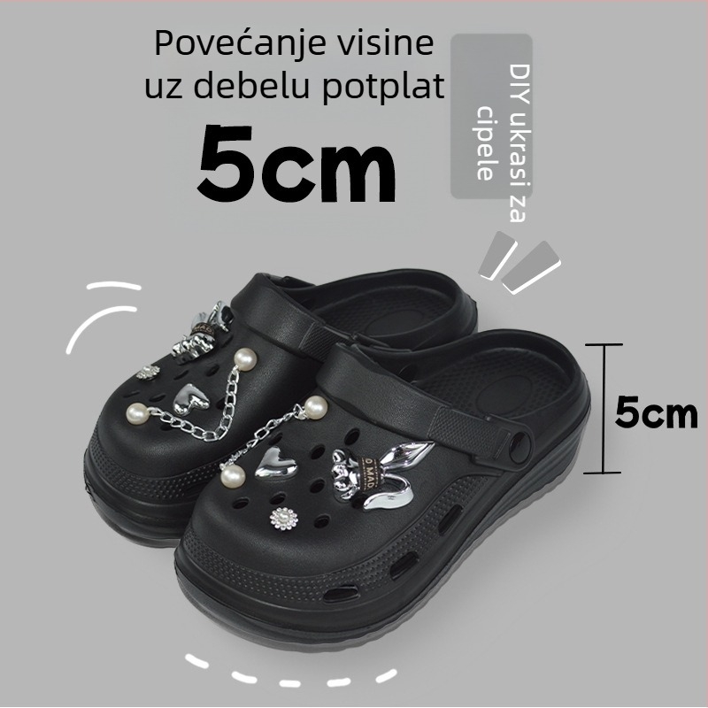 Unisex vrtne cipele s EVA gornjim dijelom, prozračne, s mjehurićastom podlogom