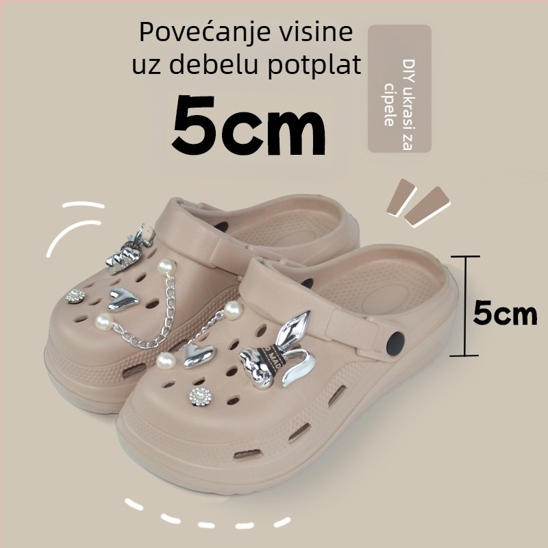 Unisex vrtne cipele s EVA gornjim dijelom, prozračne, s mjehurićastom podlogom