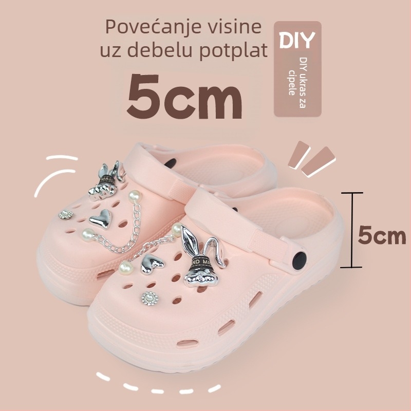 Unisex vrtne cipele s EVA gornjim dijelom, prozračne, s mjehurićastom podlogom