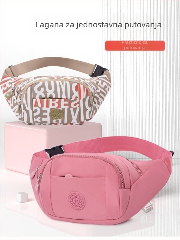 Torba za struk - ulični stil, najlon, poliester podstava, jesen 2024, putovanja u slobodno vrijeme (ulicni stil, najlon, poliester podstava, jesen 2024, putovanja u slobodno vrijeme)