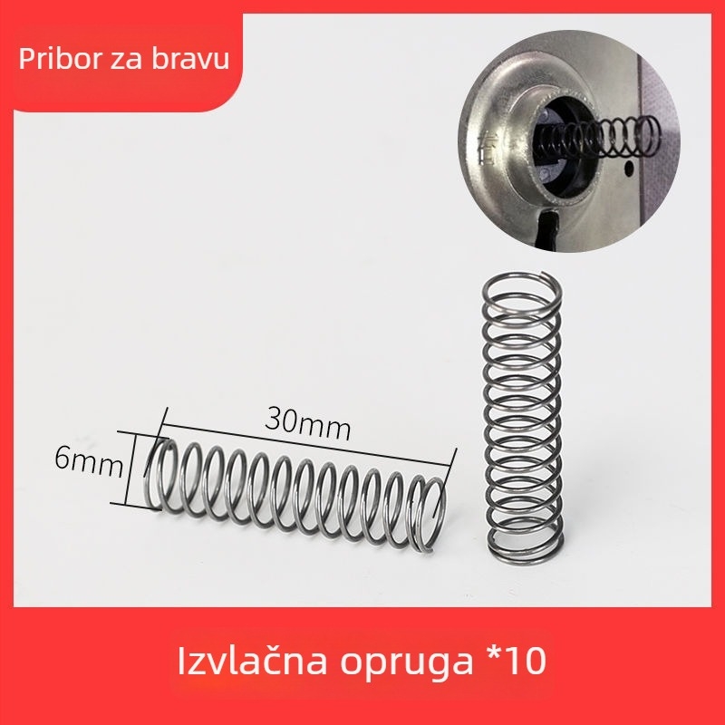 Zaključna šipka, kvadratna šipka, cinkova zlitina, moderni minimalistički stil, za različite brave vrata