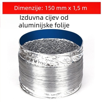 Kuhinjski odvod dima, debela trostruka cijev, teleskop, spajanje: poveži se