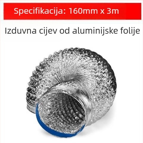 Kuhinjski odvod dima, debela trostruka cijev, teleskop, spajanje: poveži se
