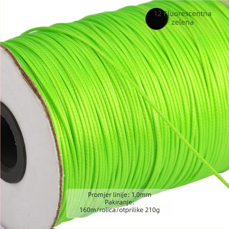 Voskovano vlakno za nakit od poliestera, Bodhi materijal, ručno tkanje, prirodni stil