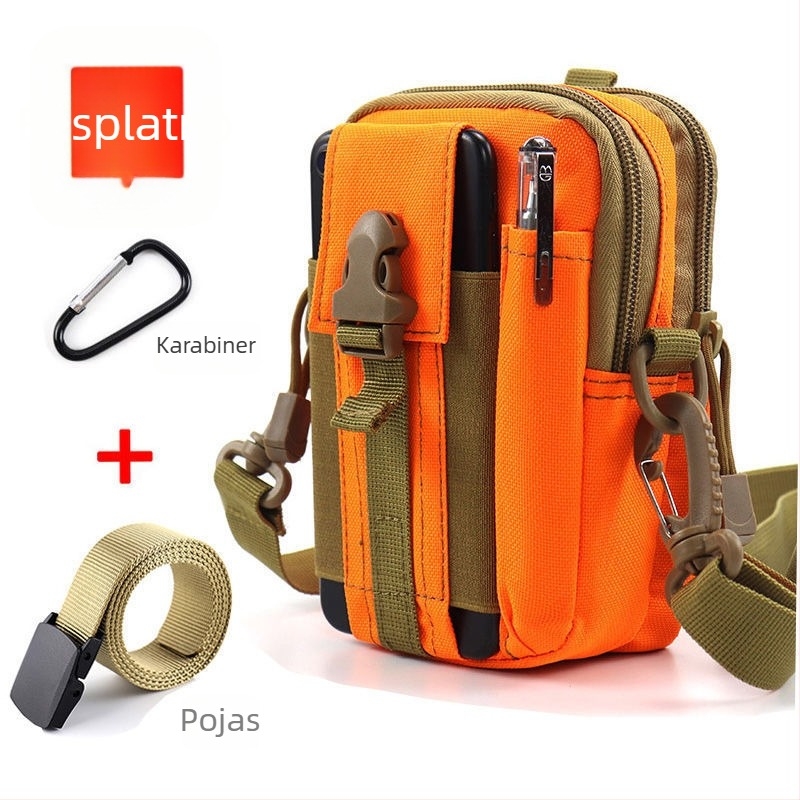 Muška taktička pojasna torba za telefon, višefunkcionalna vanjska torba, Oxford platno, za biciklizam