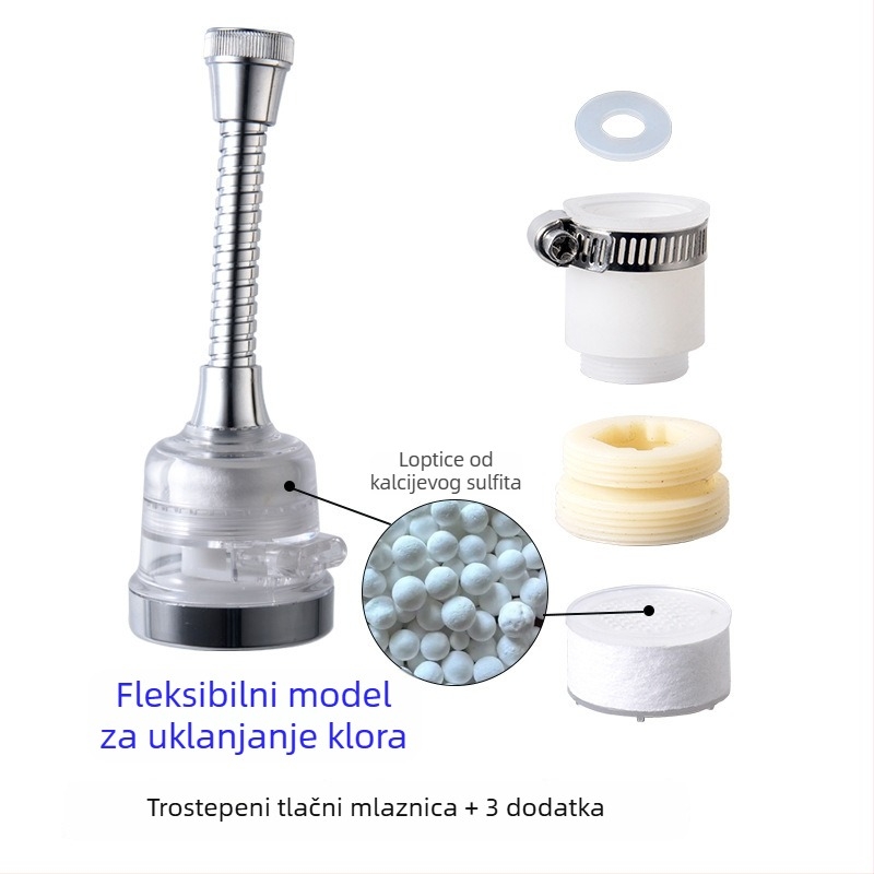 Tuš glava s gornjim mlazom, plastična, masaža, mjehurići, kiša, 0-90C, 0.6 MPa