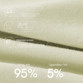 Ženski pamukasti termo komplet: tanak materijal (121–140 g/m²), 95–100% pamuk, okrugli izrez, dugi rukavi, osnovni sloj za nošenje i vani