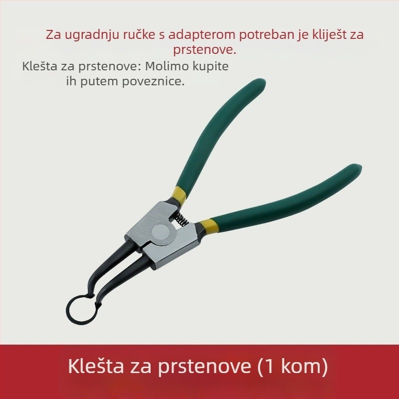 Kvaka za vrata s mehanizmom zaključavanja, od nehrđajućeg čelika, model ZH-BXGSB, za unutarnje sobne vrata, moderan i jednostavan stil