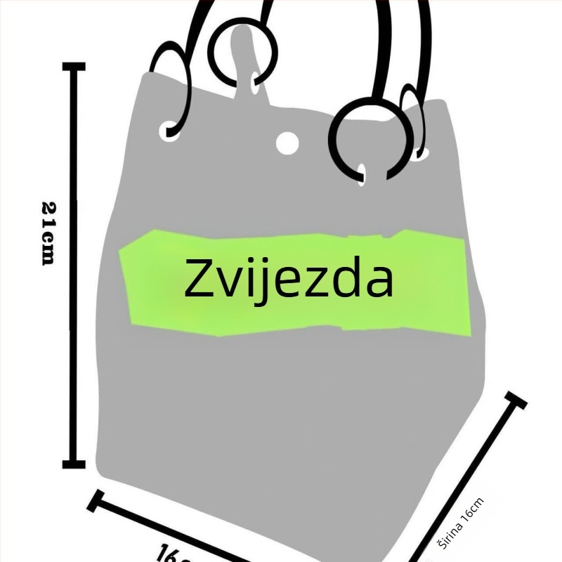 Ženska pletena tote torba s cartoon motivom, poliesterska tkanina, ovalni oblik, zaključavanje, unutarnja džep za prijenosno računalo