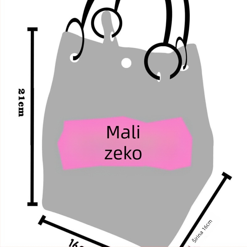 Ženska pletena tote torba s cartoon motivom, poliesterska tkanina, ovalni oblik, zaključavanje, unutarnja džep za prijenosno računalo