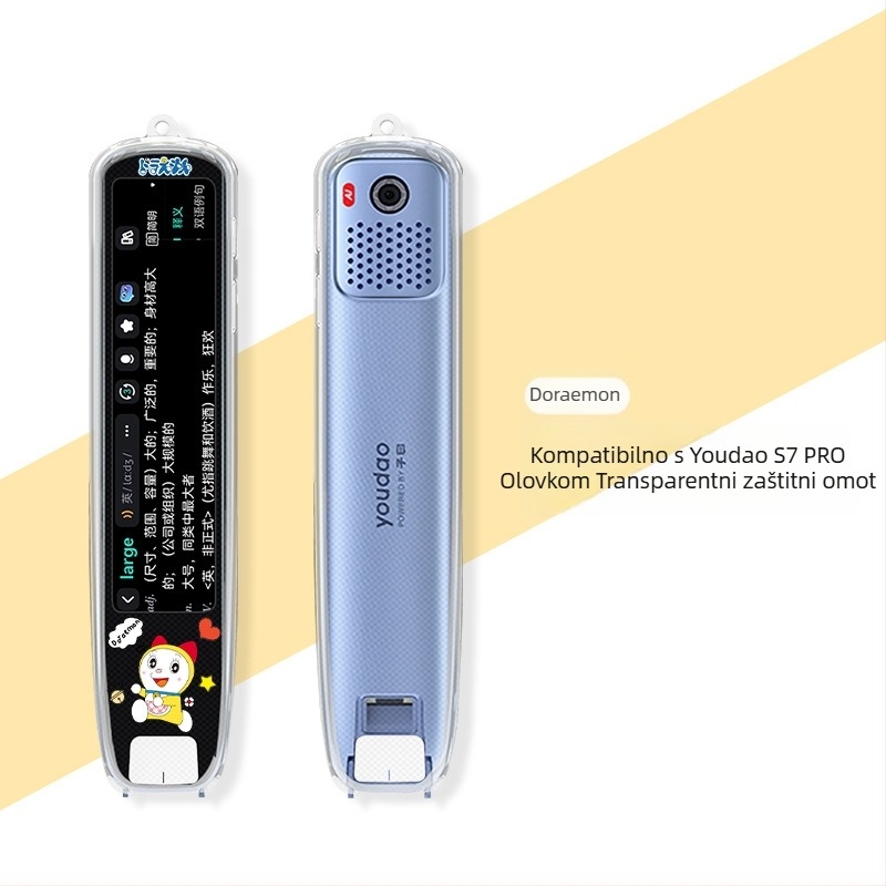 Xuanyue Prozirni TPU zaštitni poklopac za olovku za Youdao S7 Pro – pametni prijevodni olovka, otporan na habanje, prilagodljiv