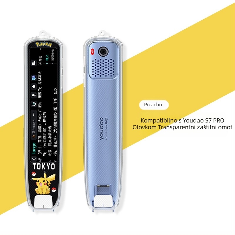 Xuanyue Prozirni TPU zaštitni poklopac za olovku za Youdao S7 Pro – pametni prijevodni olovka, otporan na habanje, prilagodljiv