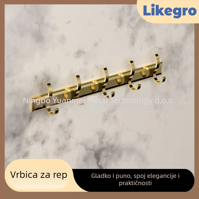 Držač za ručnike od aluminijske legure, zidni kupaonski set marke Lanke — pristupačan luksuz, setovi od 2 do 6 komada