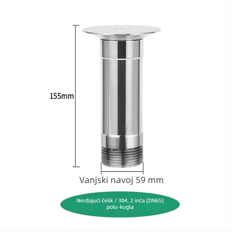 Fontana raspršiva glava – Podešavajuća gljiva-hemisferna forma, bakar i nehrđajući čelik, zidno prskanje, vrt i krajolik (Šifra 0200)