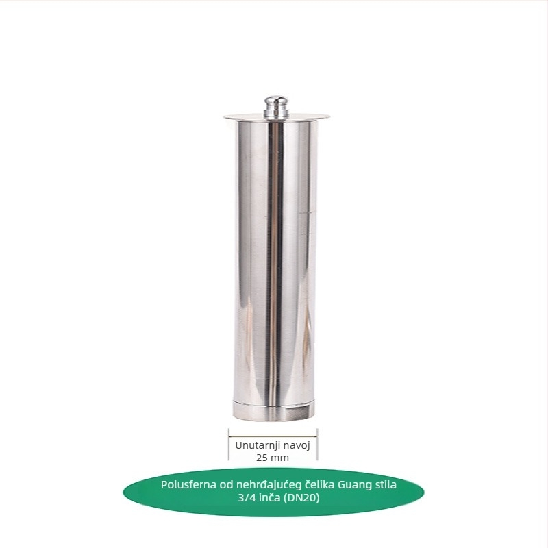 Fontana raspršiva glava – Podešavajuća gljiva-hemisferna forma, bakar i nehrđajući čelik, zidno prskanje, vrt i krajolik (Šifra 0200)