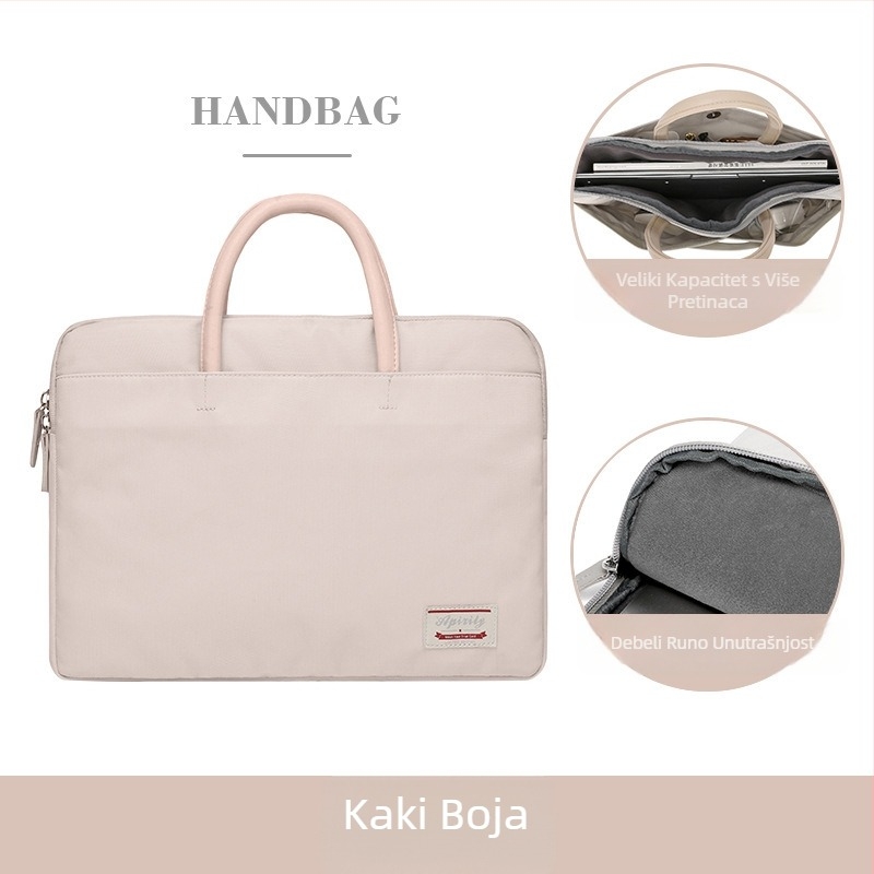 Uredska torba od platna za dokumente - vodootporna, otporna na habanje, otporna na udarce, dizajn za smanjenje opterećenja