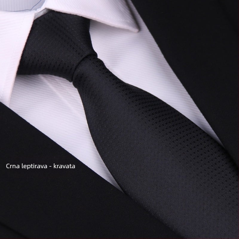 Muški klips za kravatu s cvjetnim dizajnom, podstava od poliestera, stil bez čvora