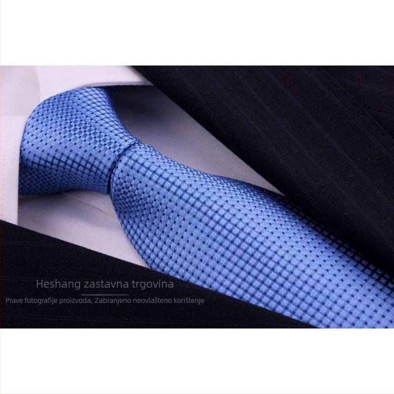 Muški klips za kravatu s cvjetnim dizajnom, podstava od poliestera, stil bez čvora