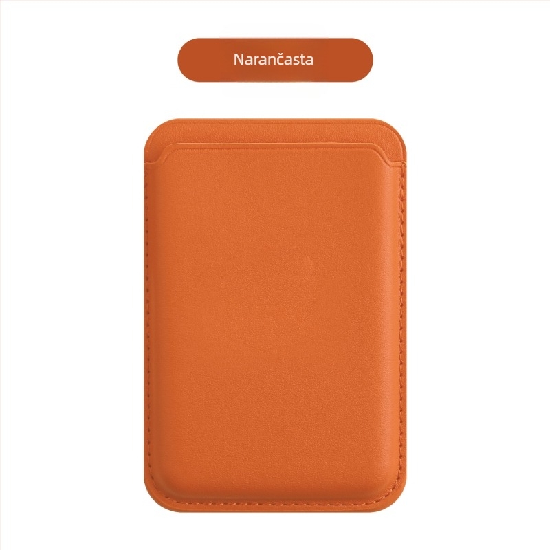 sj-moulding Magnetna kožna futrola za kartice za iPhone 14/15 MagSafe – anti-demagnetizacija