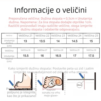 Mokasine za djevojčice, kožni gornji dio, gumeni potplat, kvadratni vrh, britanski stil dizajna princeze