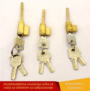 Cilindar za zaključavanje, posebno oblikovan elektronički cilindar za unutarnja vrata i hotelska vrata, cinkova legura