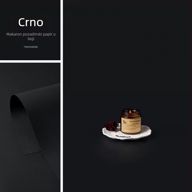 Fotografski pozadinski papir za still life rekvizite s kartonskom podlogom (na skladištu)