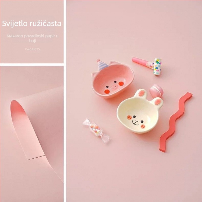 Fotografski pozadinski papir za still life rekvizite s kartonskom podlogom (na skladištu)