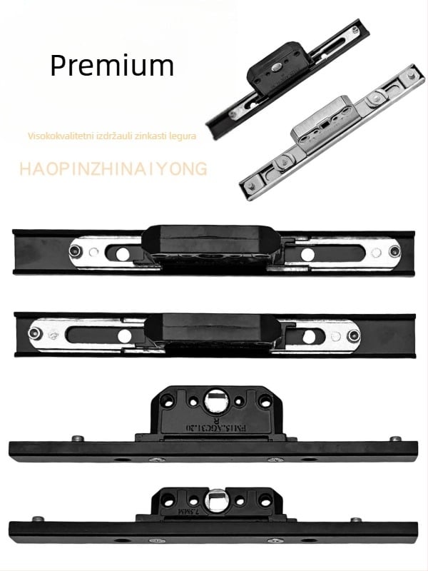 Kutija za zaključavanje od aluminijske legure za kasetne prozore, prijenosno tijelo zaključavanja, teleskopški cilindar zaključavanja i spojni blokovi