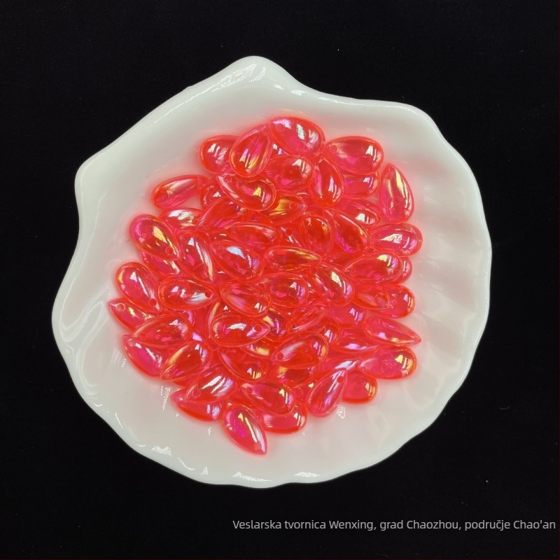 Raspršane perle – akril, elektroplatiranje, OEM dostupan, stil influencer, Jesen 2022