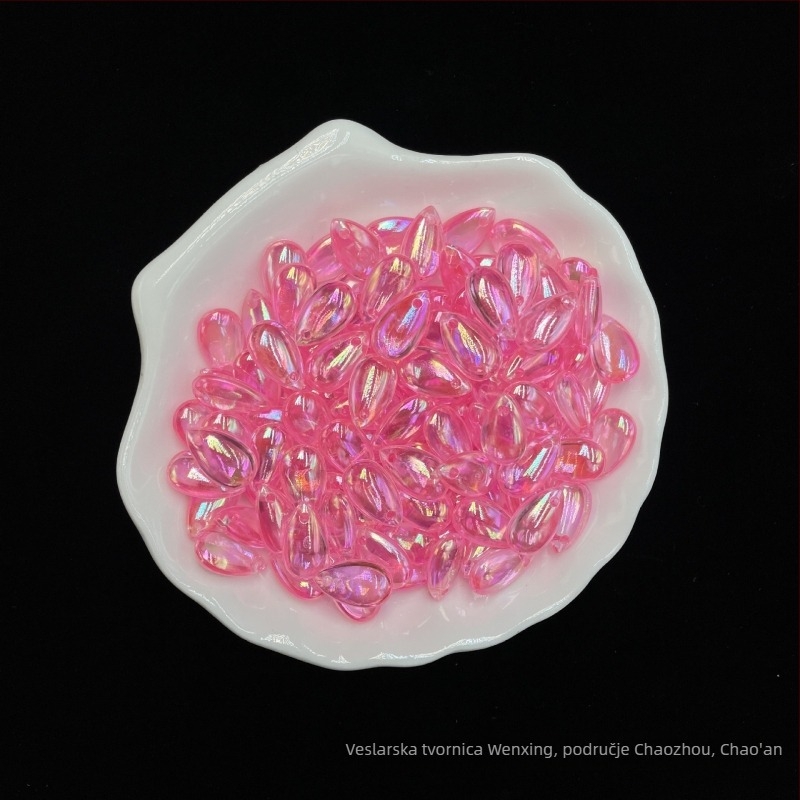 Raspršane perle – akril, elektroplatiranje, OEM dostupan, stil influencer, Jesen 2022