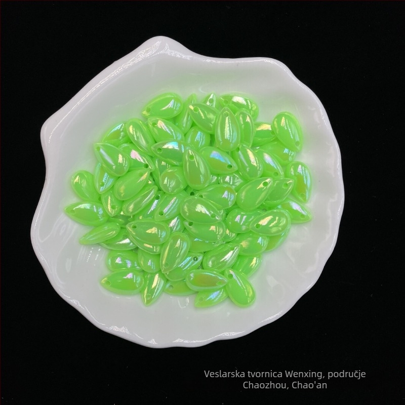 Raspršane perle – akril, elektroplatiranje, OEM dostupan, stil influencer, Jesen 2022