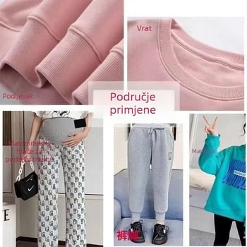 Pamukasta elastična ribasta pletiva za dukseve, s ribastim manžetama i ovratnikom, zvukopabsorbirajuća spužva