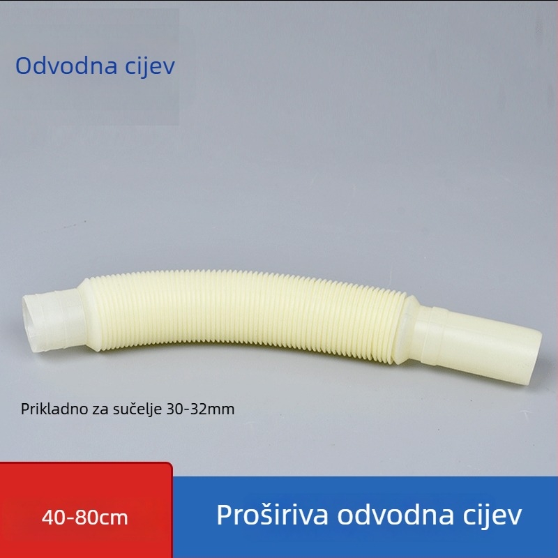 Univerzalni set odvodnje za mop sudoper i razne umivaonike, odvodna cijev tipa P, CE potvrda, univerzalni skup dodataka